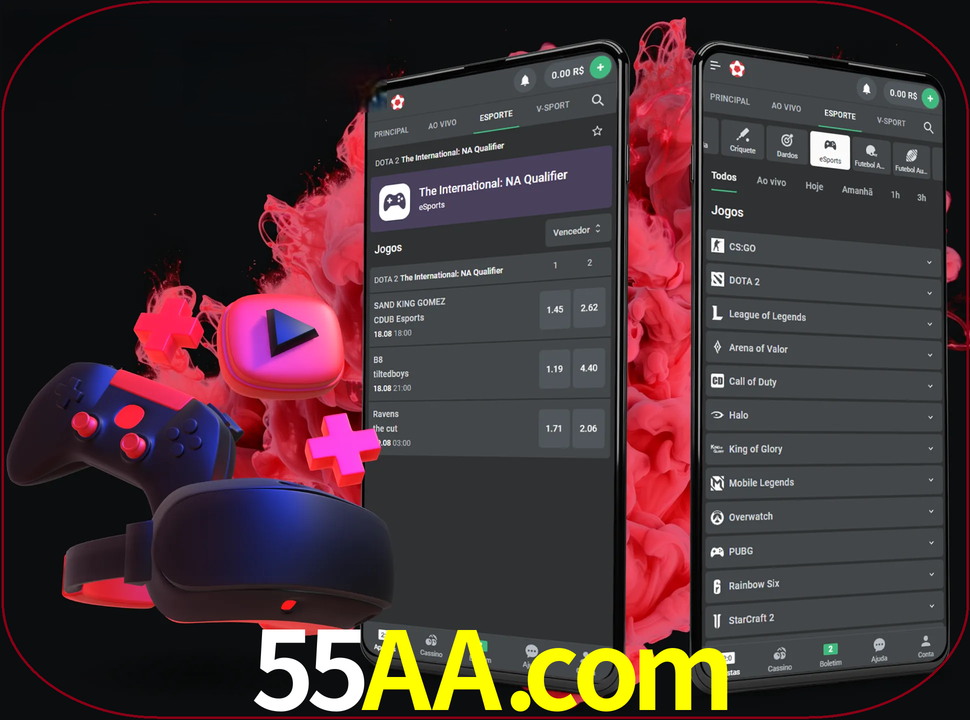 Para ter a aplicação móvel 55aa no seu smartphone, basta descarregar o ficheiro apk e seguir as instruções.